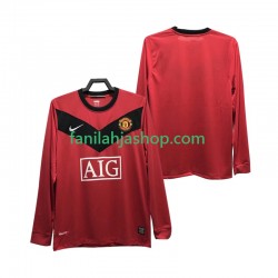 Manchester United Pelipaidat 2009 Retro Kotipelipaita 2010 Pitkähihainen ,Miehet