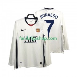 Manchester United Pelipaidat Ronaldo 7 Premier League 2009 Retro Vieraspelipaita 2008 Pitkähihainen ,Miehet