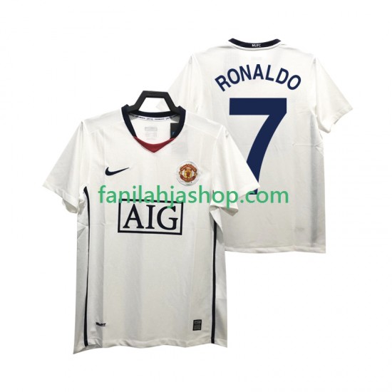 Manchester United Pelipaidat Ronaldo 7 Premier League 2009 Retro Vieraspelipaita 2008 Lyhythihainen ,Miehet