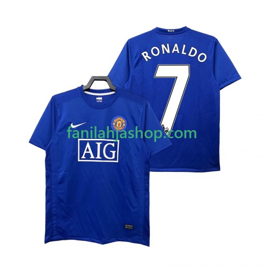 Manchester United Pelipaidat Ronaldo 7 2009 Retro Kolmaspelipaita 2008 Lyhythihainen ,Miehet