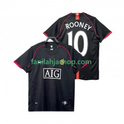 Manchester United Pelipaidat Rooney 10 2007 Retro Vieraspelipaita 2008 Lyhythihainen ,Miehet