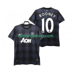 Manchester United Pelipaidat Rooney 10 2013 2014 Retro Vieraspelipaita Lyhythihainen ,Miehet