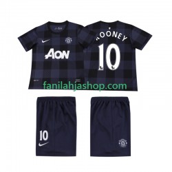 Manchester United Pelipaidat Rooney 10 2013 2014 Retro Vieraspelipaita Lyhythihainen ,Lapset