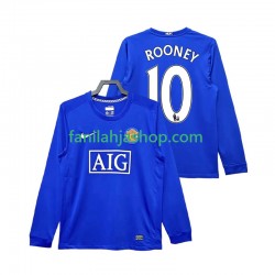 Manchester United Pelipaidat Rooney 10 2009 Retro Kolmaspelipaita 2008 Pitkähihainen ,Miehet