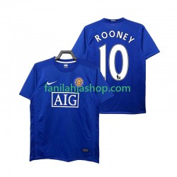 Manchester United Pelipaidat Rooney 10 2009 Retro Kolmaspelipaita 2008 Lyhythihainen ,Miehet