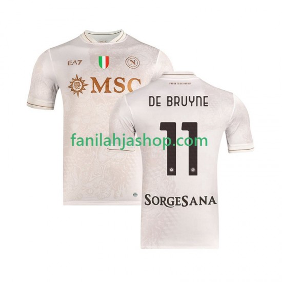 Napoli Pelipaidat Kevin De Bruyne 11 Vieraspelipaita 2025-2026 Lyhythihainen ,Miehet