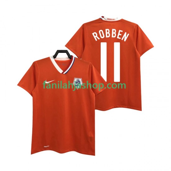 Alankomaat Pelipaidat ROBBEN 11 Retro Kotipelipaita 2008 Lyhythihainen ,Miehet