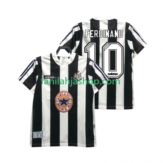 Newcastle United Pelipaidat FERDINANE 10 1995 1997 Retro Kotipelipaita Lyhythihainen ,Miehet