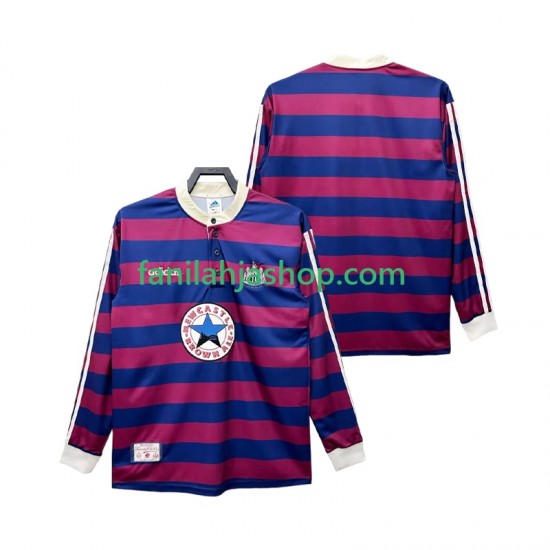 Newcastle United Pelipaidat 1995 1997 Retro Vieraspelipaita Pitkähihainen ,Miehet