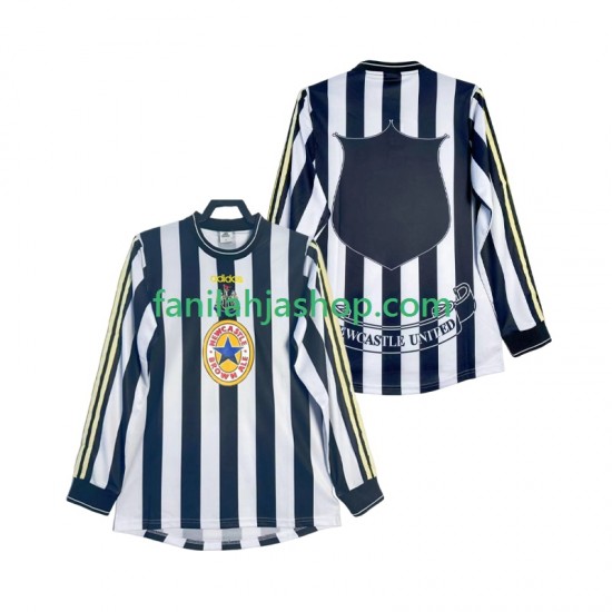 Newcastle United Pelipaidat 1997 Retro Kotipelipaita 1999 Pitkähihainen ,Miehet