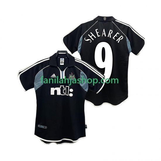 Newcastle United Pelipaidat SHEARER 9 2000 2001 Retro Vieraspelipaita Lyhythihainen ,Miehet