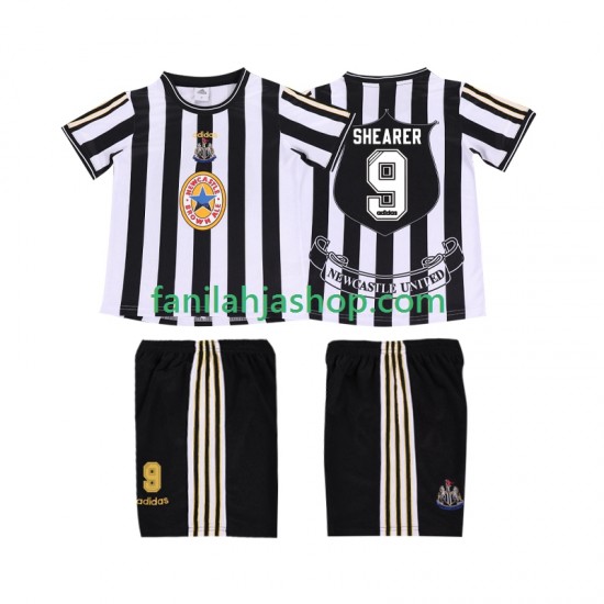 Newcastle United Pelipaidat SHEARER 9 1997 Retro Kotipelipaita 1999 Lyhythihainen ,Lapset