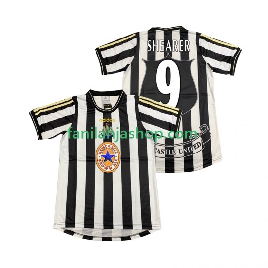 Newcastle United Pelipaidat SHEARER 9 1997 Retro Kotipelipaita 1999 Lyhythihainen ,Miehet