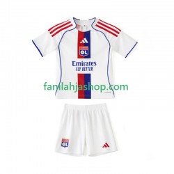 Olympique Lyonnais Pelipaidat Kotipelipaita 2025-2026 Lyhythihainen ,Lapset
