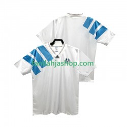 Olympique de Marseille Pelipaidat 1992 1993 Retro Kotipelipaita Lyhythihainen ,Miehet