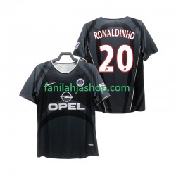Paris Saint-Germain Pelipaidat RONALDINHO 20 2001 Retro Kolmaspelipaita 2002 Lyhythihainen ,Miehet