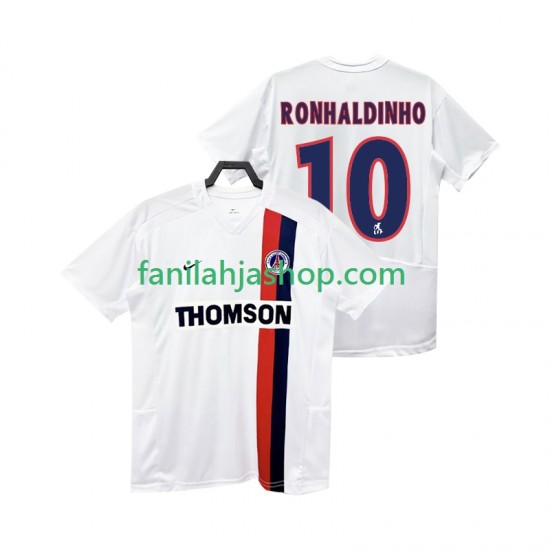 Paris Saint-Germain Pelipaidat RONHALDINHO 10 2003 Retro Vieraspelipaita 2002 Lyhythihainen ,Miehet