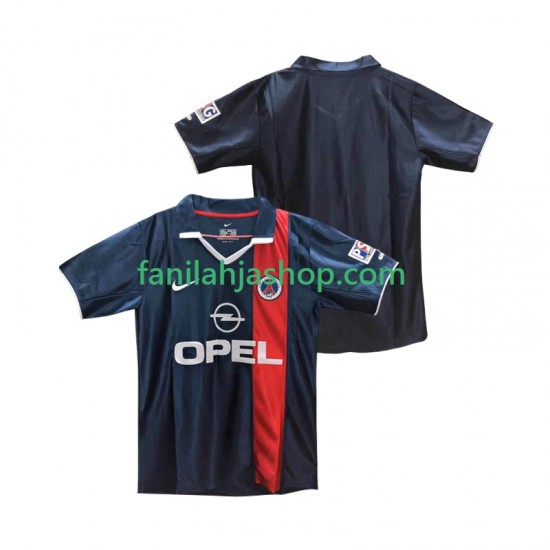 Paris Saint-Germain Pelipaidat 2001 Retro Kotipelipaita 2002 Lyhythihainen ,Miehet