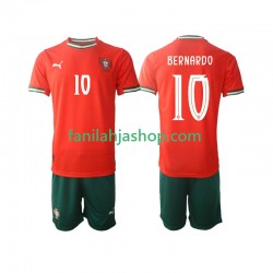 Portugali Pelipaidat Bernardo Silva 10 Kotipelipaita 2025-2026 Lyhythihainen ,Lapset