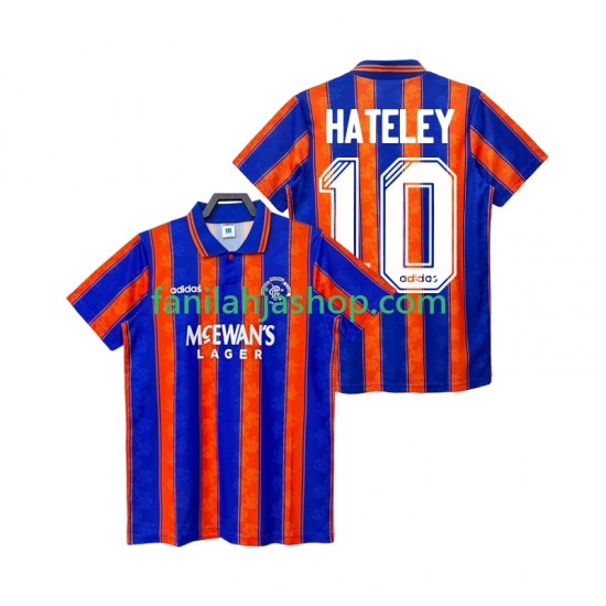 Rangers Pelipaidat HATELEY 10 1993 Retro Vieraspelipaita 1994 Lyhythihainen ,Miehet