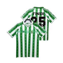 Real Betis Pelipaidat FINIDI 25 1996 1997 Retro Kotipelipaita Lyhythihainen ,Miehet