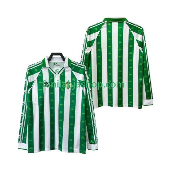 Real Betis Pelipaidat 1996 1997 Retro Kotipelipaita Pitkähihainen ,Miehet