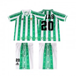 Real Betis Pelipaidat Tomas Olias 20 1996 1997 Retro Kotipelipaita Lyhythihainen ,Lapset