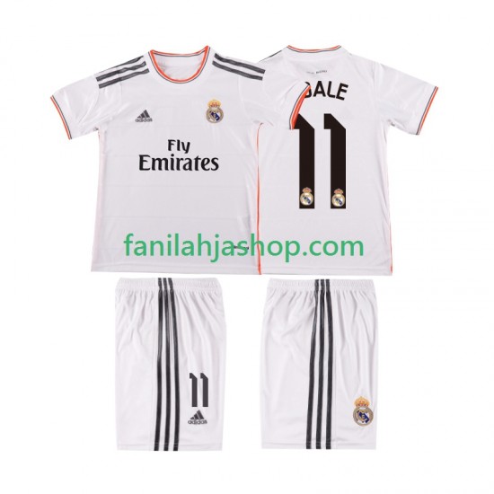 Real Madrid Pelipaidat BALE 11 2013 2014 Retro Kotipelipaita Lyhythihainen ,Lapset
