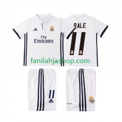 Real Madrid Pelipaidat BALE 11 2016 2017 Retro Kotipelipaita Lyhythihainen ,Lapset