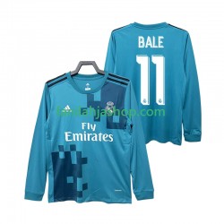 Real Madrid Pelipaidat BALE 11 2017 2018 Retro Kolmaspelipaita Pitkähihainen ,Miehet