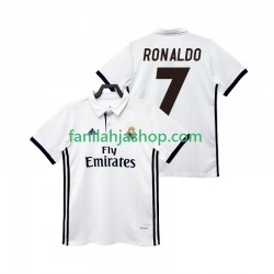 Real Madrid Pelipaidat CRISTIANO RONALDO 7 2017 2018 Retro Kotipelipaita Lyhythihainen ,Miehet