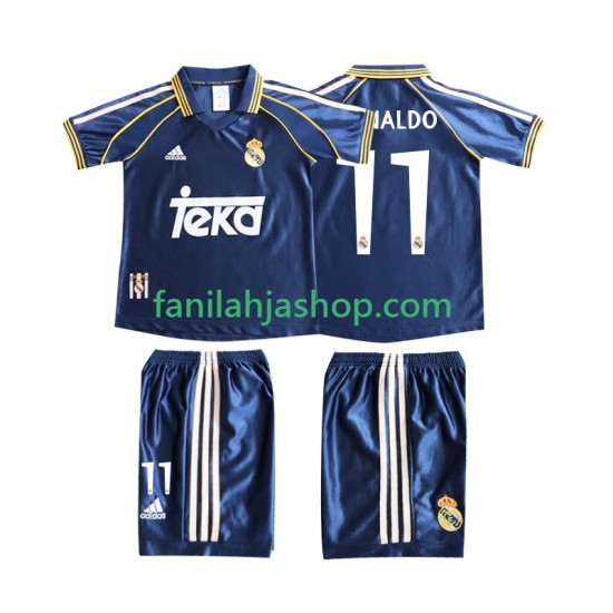 Real Madrid Pelipaidat Cristiano Ronaldo 11 Retro Kolmaspelipaita 1998 1999 Lyhythihainen ,Lapset