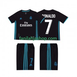 Real Madrid Pelipaidat Cristiano Ronaldo 7 2017 2018 Retro Vieraspelipaita Lyhythihainen ,Lapset