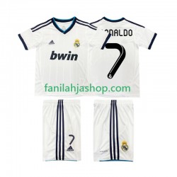 Real Madrid Pelipaidat Cristiano Ronaldo 7 2012 2013 Retro Kotipelipaita Lyhythihainen ,Lapset