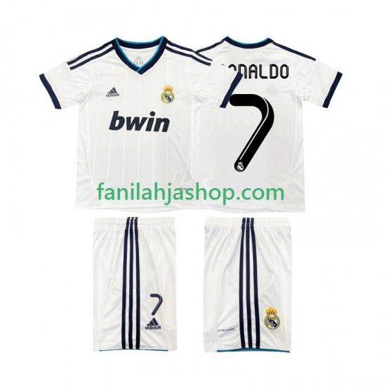 Real Madrid Pelipaidat Cristiano Ronaldo 7 2012 2013 Retro Kotipelipaita Lyhythihainen ,Lapset