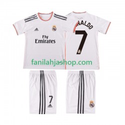Real Madrid Pelipaidat Cristiano Ronaldo 7 2013 2014 Retro Kotipelipaita Lyhythihainen ,Lapset