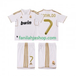Real Madrid Pelipaidat Cristiano Ronaldo 7 2012 Retro Kotipelipaita 2011 Lyhythihainen ,Lapset