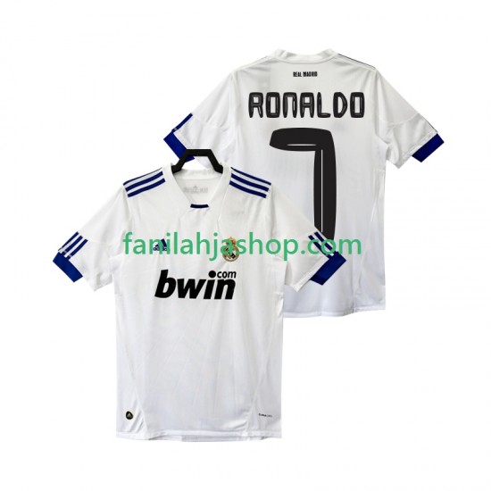 Real Madrid Pelipaidat Cristiano Ronaldo 7 Retro Kotipelipaita 2011 2010 Lyhythihainen ,Miehet