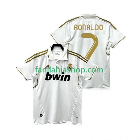 Real Madrid Pelipaidat Cristiano Ronaldo 7 2012 Retro Kotipelipaita 2011 Lyhythihainen ,Miehet