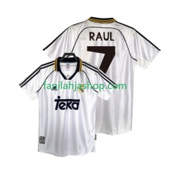 Real Madrid Pelipaidat RAUL 7 2000 Retro Kotipelipaita 1998 Lyhythihainen ,Miehet