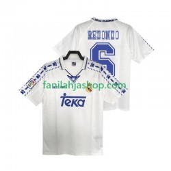 Real Madrid Pelipaidat REDONDO 6 1996 1997 Retro Kotipelipaita Lyhythihainen ,Miehet