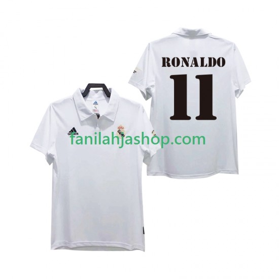 Real Madrid Pelipaidat RONALDO 11 2003 Retro Kotipelipaita 2002 Lyhythihainen ,Miehet