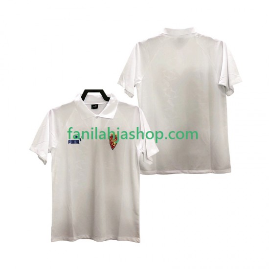 Real Zaragoza Pelipaidat 1995 Retro Kotipelipaita Lyhythihainen ,Miehet