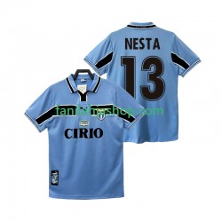 SS Lazio Pelipaidat NESTA 13 Retro Kotipelipaita 1998 1999 Lyhythihainen ,Miehet