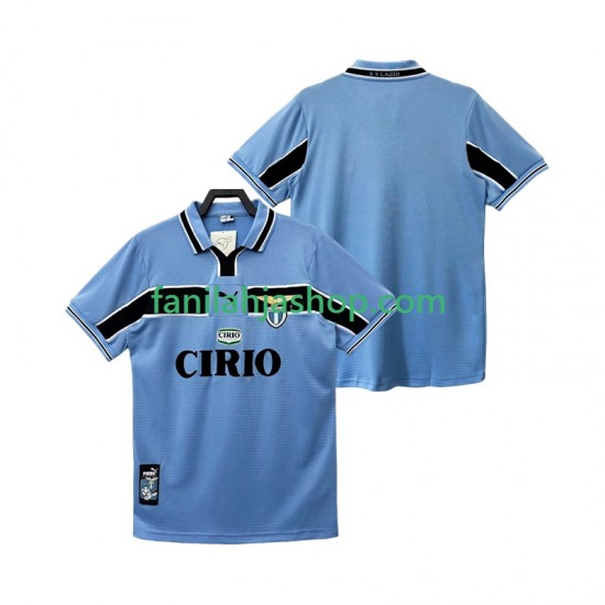 SS Lazio Pelipaidat Retro Kotipelipaita 1998 1999 Lyhythihainen ,Miehet