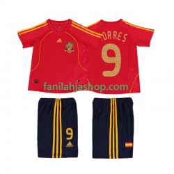 Espanja Pelipaidat TORRES 9 Retro Kotipelipaita 2008 Lyhythihainen ,Lapset