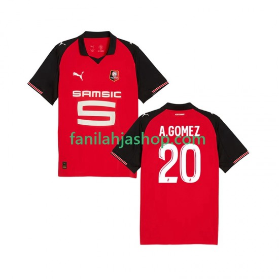 Stade Rennais Pelipaidat Andres Gomez 20 Kotipelipaita 2025-2026 Lyhythihainen ,Miehet