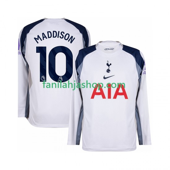 Tottenham Hotspur Pelipaidat Maddison 10 Kotipelipaita 2025-2026 Pitkähihainen ,Miehet