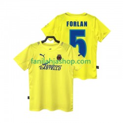Villarreal CF Pelipaidat FORLAN 5 2005 Retro Kotipelipaita 2006 Lyhythihainen ,Miehet