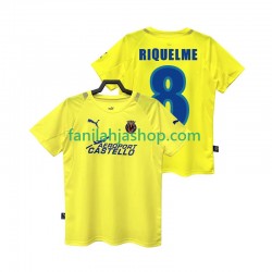 Villarreal CF Pelipaidat RIQUELME 8 2005 Retro Kotipelipaita 2006 Lyhythihainen ,Miehet